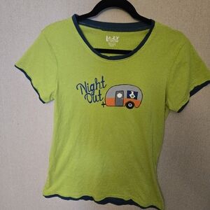 Lazy One Lime Green Night Out T-Shirt